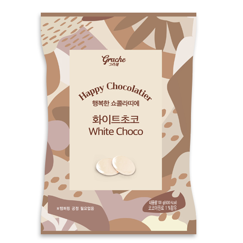 행복한 쇼콜라띠에 100g-화이트