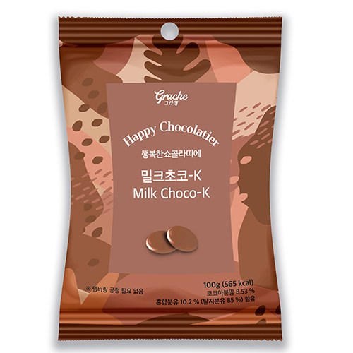 행복한 쇼콜라띠에 밀크초코-K 100g