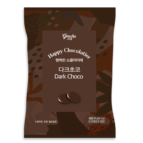 행복한 쇼콜라띠에 100g-다크
