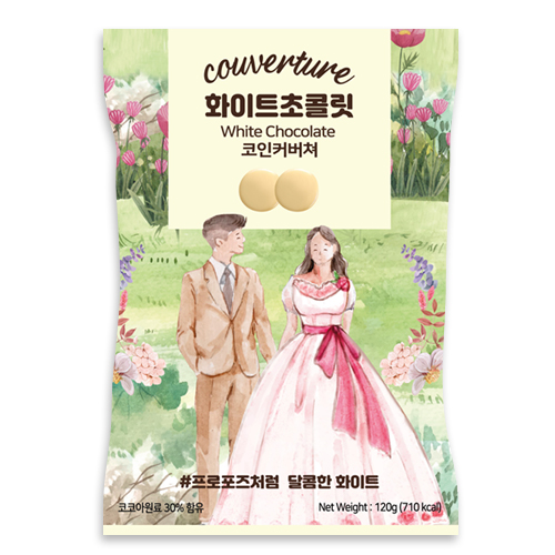 코인커버쳐 120g-화이트